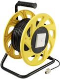 Renkforce RJ45 Netwerk Kabelhaspel CAT 6A S/FTP 60 m Zwart PUR-mantel
