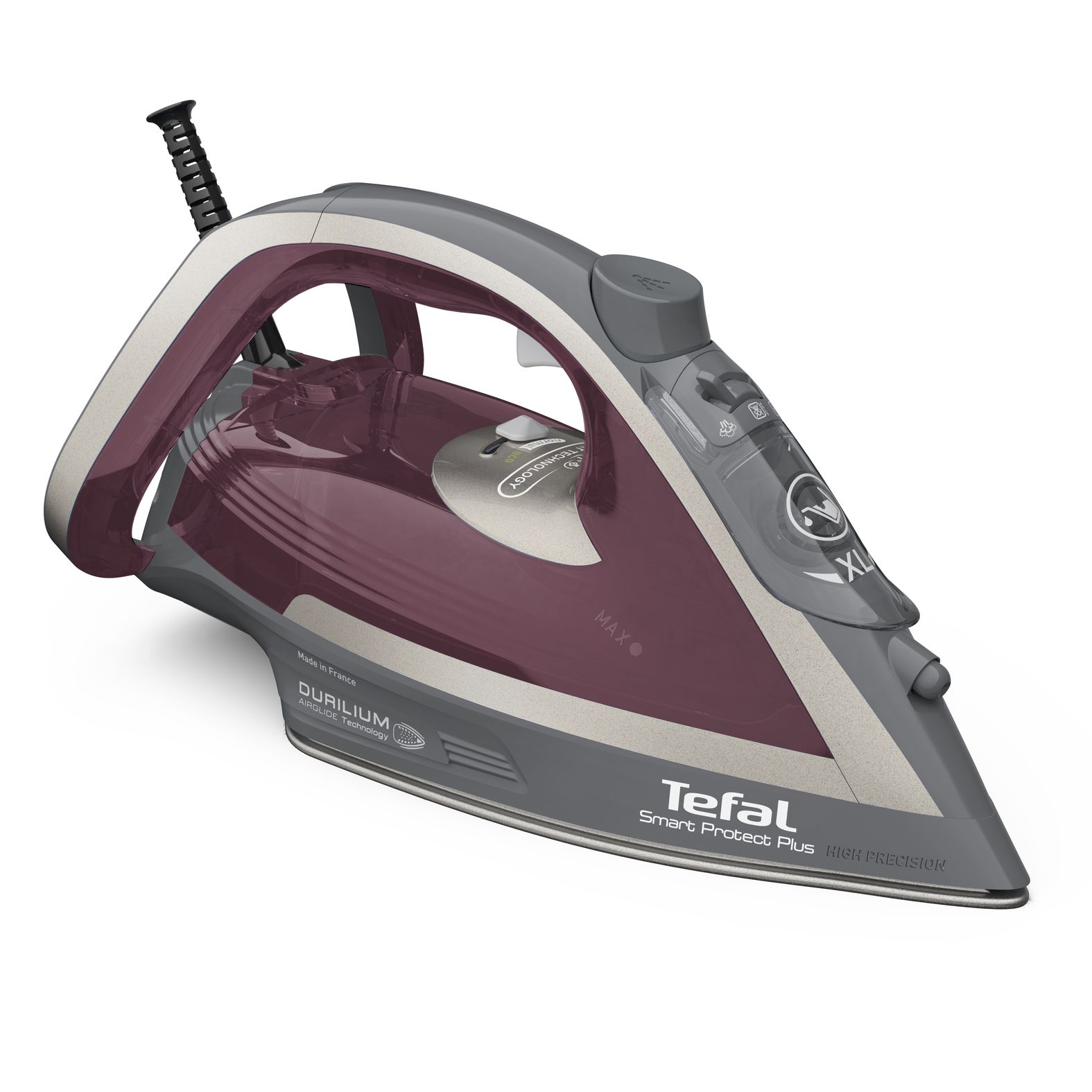 Tefal Smart Protect Plus FV6870 Dry & Steam Iron - Red