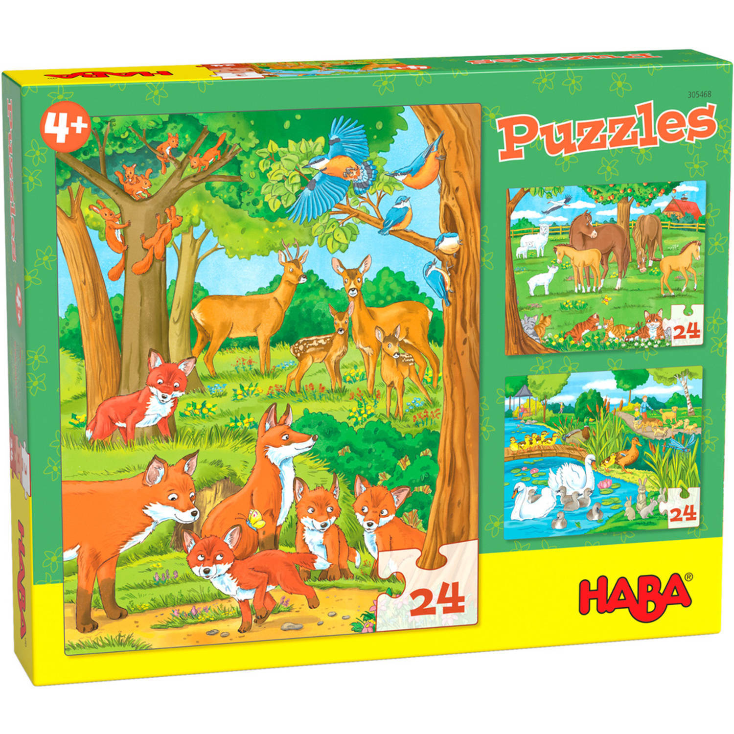 Haba Puzzels Dierenfamilies