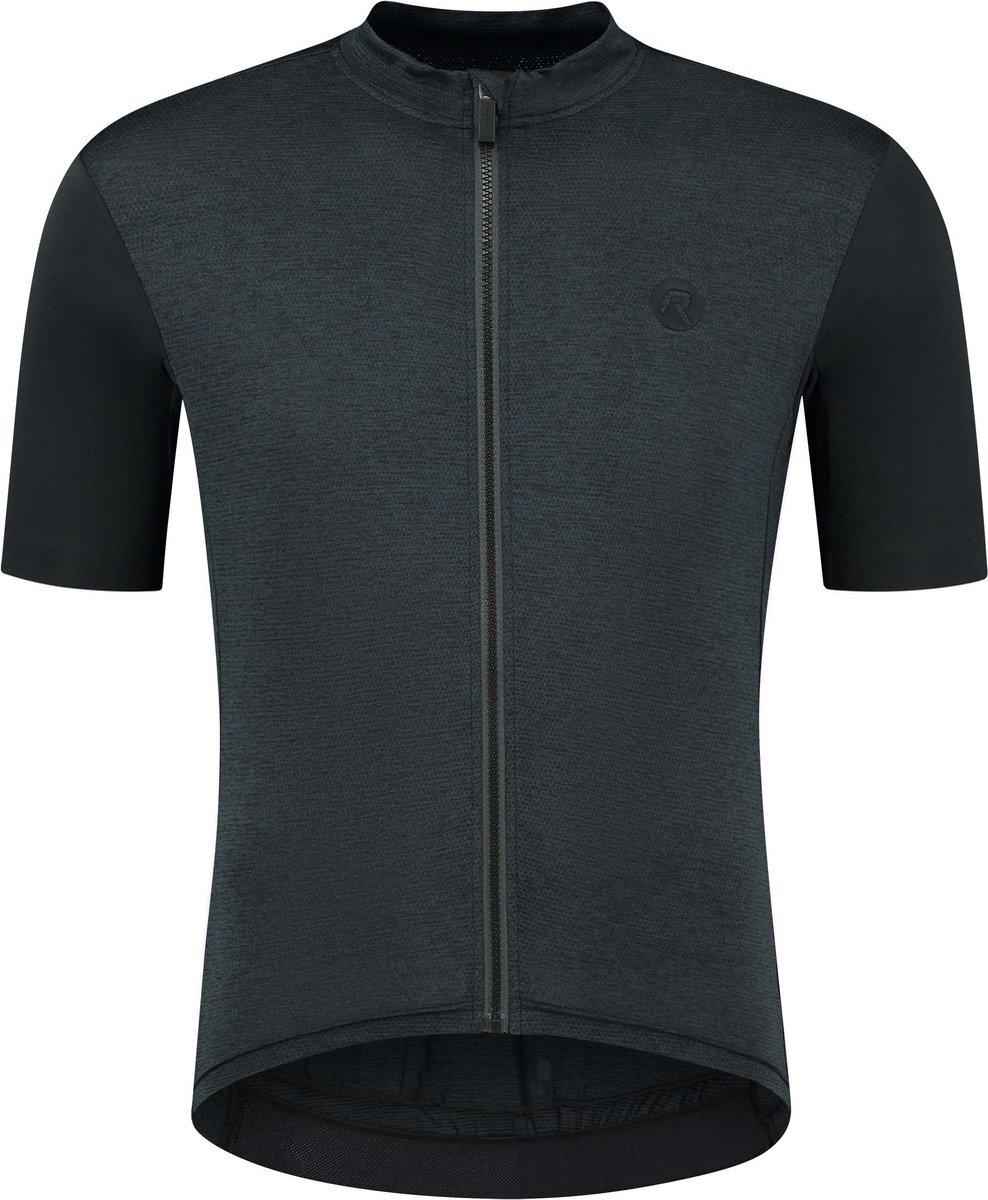 Rogelli Melange Fietsshirt Heren Zwart - Maat M