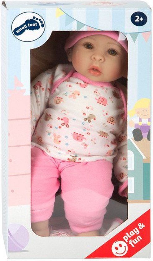 Small Foot Babypop Hannah - 40 cm - Roze - 2+ jaar