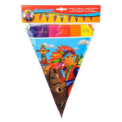 Folat Indianen Vlaggenlijn 6mtr