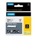 DYMO Rhino Flexibele Nylon Labels | 19 mm x 3,5 m | Zwart op Wit