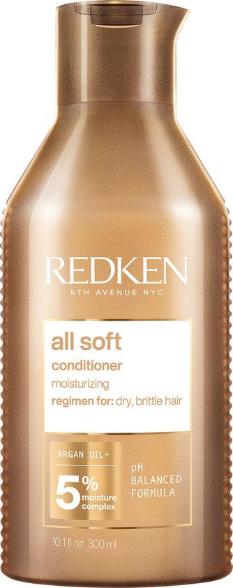 Redken All Soft Conditioner - Hydraterende & Voedende Conditioner voor Droog Haar - 300ML