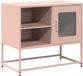 vidaXL Tv-meubel Roze Staal 68x39x60,5 cm
