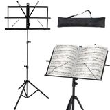 PARENCE. Verstelbare en inklapbare aluminium muziekstandaard