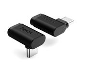 Hama USB-C-hoekadapter 90°, USB 3.2 Gen2, 10 Gbit/s, 5 A, 240 W, set van 2