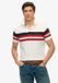 Superdry Lightweight Stripe Polo shirt blanc L Homme