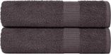 vidaXL Badhanddoeken FROGN 2 stuks 100x150 cm 360 g/m² Antraciet