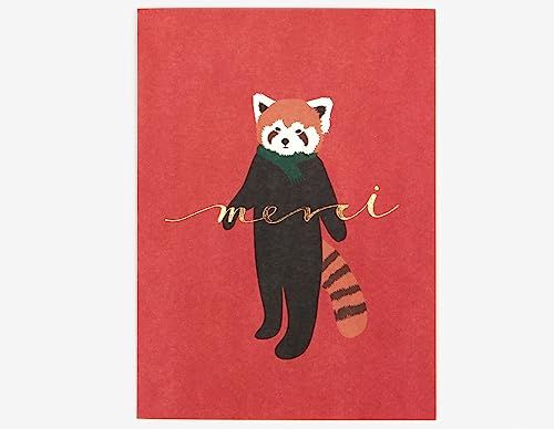 Dailylike Lesser Panda Card 9.5 x 13 cm