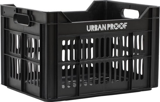 URBAN PROOF - Fietskrat - 30 l - Zwart