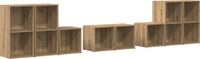 vidaXL TV Kast Artisan Eiken Bewerkt Hout