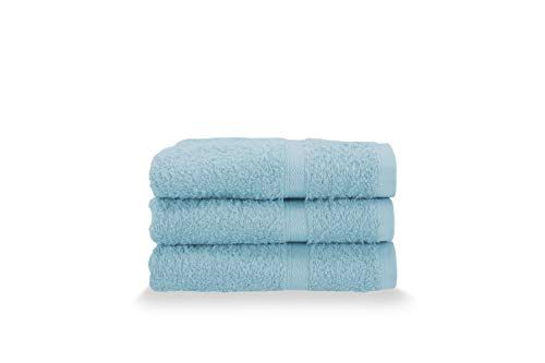 Gabel Gastendoekjes van puur katoen, 40 x 60 cm, hemel, 3 stuks