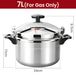 Autocuiseur Professionnel modèle 7 litres Aluminium durable Antidéflagrant Convient pour cuisinière à gaz