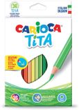 Carioca Tita Kleurpotloden | 36 stuks in een kartonnen etui