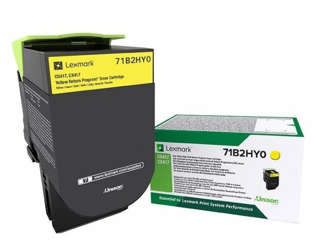 Lexmark 71B2HY0 - Gele tonercartridge - 1 stuk