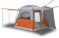 vidaXL Autotent 4-persoons waterdicht grijs en oranje