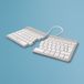 R-Go Tools Clavier ergonomique R-Go Split Break QWERTZ Bluetooth Blanc