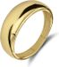 Lucardi Dames 14 karaat geelgouden ring breed