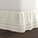 Jupons de lit Queensize - 152 x 203 cm - Hauteur 36 cm - Ivoire