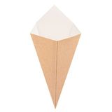 200 García de Pou Set van 200 gefrituurde kegels 'Thepack' 250 g 220 g/m² 15,7 x 26,8 cm natuur Nano-Micro golfkarton