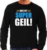 Bellatio Decorations Shoppartners Bv Apres ski trui Das ist supergeil zwart heren - Wintersport sweater - Foute apres ski outfit/ kleding/ verkleedkleding XL