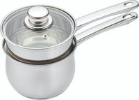 KitchenCraft Inductie Dubbel Boiler Porringer/Au Bain Marie Pan in Cadeauverpakking - Roestvrij Staal 16 cm