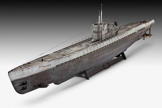 Revell Modelbouwpakket Militaire voertuigen - 05180 Duitse Submarine Type IX C (U505) - Duikboot - Platinum Edition Plastic - 1:72 - Modelbouw