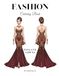 Fashion Coloring Book: Elegant Gowns: Dresses to Color, Festive Outfits, Fashion Design-Inspired Drawings