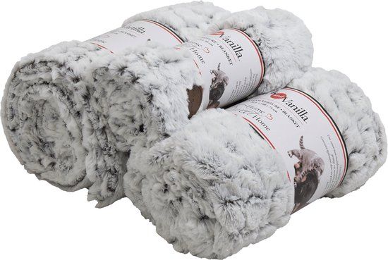 Jack and Vanilla Snakeskin Pet Blanket - M/L - 100 x 75 cm - White