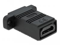DeLOCK 81307 HDMI Type A (Standard) Vrouwelijk naar Vrouwelijk Adapter Zwart
