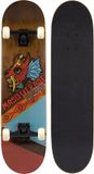 Nijdam Skateboard - Masquerade Brigade - 79 Cm - Donkerrood
