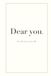 Dear You | For the love of my life: A guided memory book to fill in for your partner, about your love story.