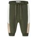NAME IT BABY joggingbroek - olijfgroen/beige/wit