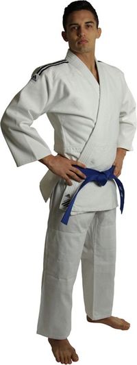 adidas Judopak J500 Training Judopak - Unisex - Wit/Zwart - Maat 200 cm