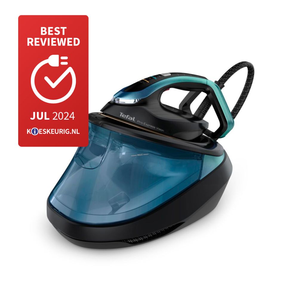 Tefal Pro Express Vision GV9822 Stoomgenerator - 3000W - Zwart/Blauw