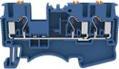 Degson DS2.5-TW-01P-12-00A(H) Borne de passage Borne Push-In Bleu 1 pièce(s)