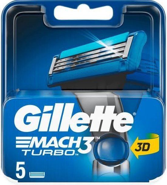 Gillette Mach3 Turbo - 20 stuks - Navulmesjes voor Mannen