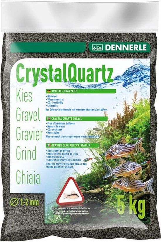 Dennerle Kristal Kwartsgrind Diamantzwart - 5 kg