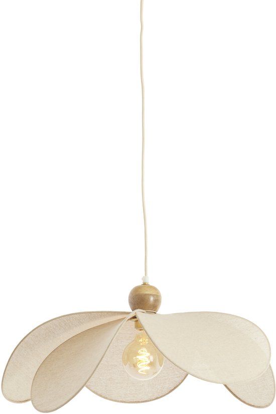 Light & Living hanglamp Lavriria naturel textiel Ø 60cm E27