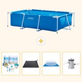 Intex Rechthoekig Frame Zwembad - 260 x 160 x 65 cm - Blauw