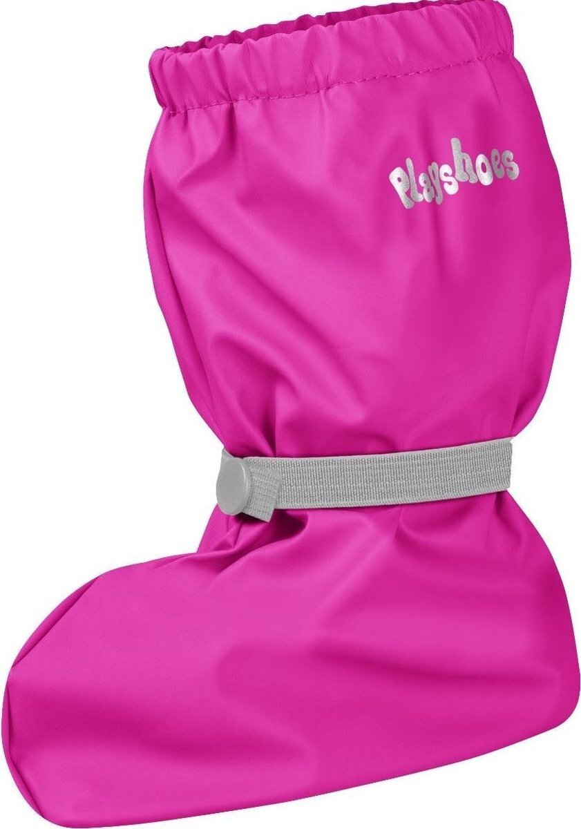 Playshoes regenhoezen neon junior polyester roze