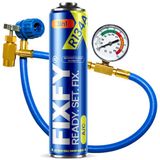 FIXFY 3in1 500ml airconditioning navulgas - GROTE BUS + R134a slang