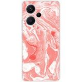 Xiaomi Bedrukt siliconen hoesje compatibel met Xiaomi Redmi Note 13 Pro Plus 5G Marbre Rose