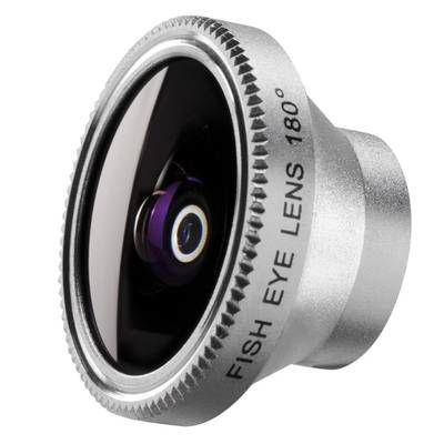 Walimex Fish-Eye 180 - Mobiele Telefoon Lens - Zilver