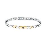 Maserati - Bracelet Iconic Acier inoxydable - Noir - Argenté - Doré - 18 + 3.5 CM
