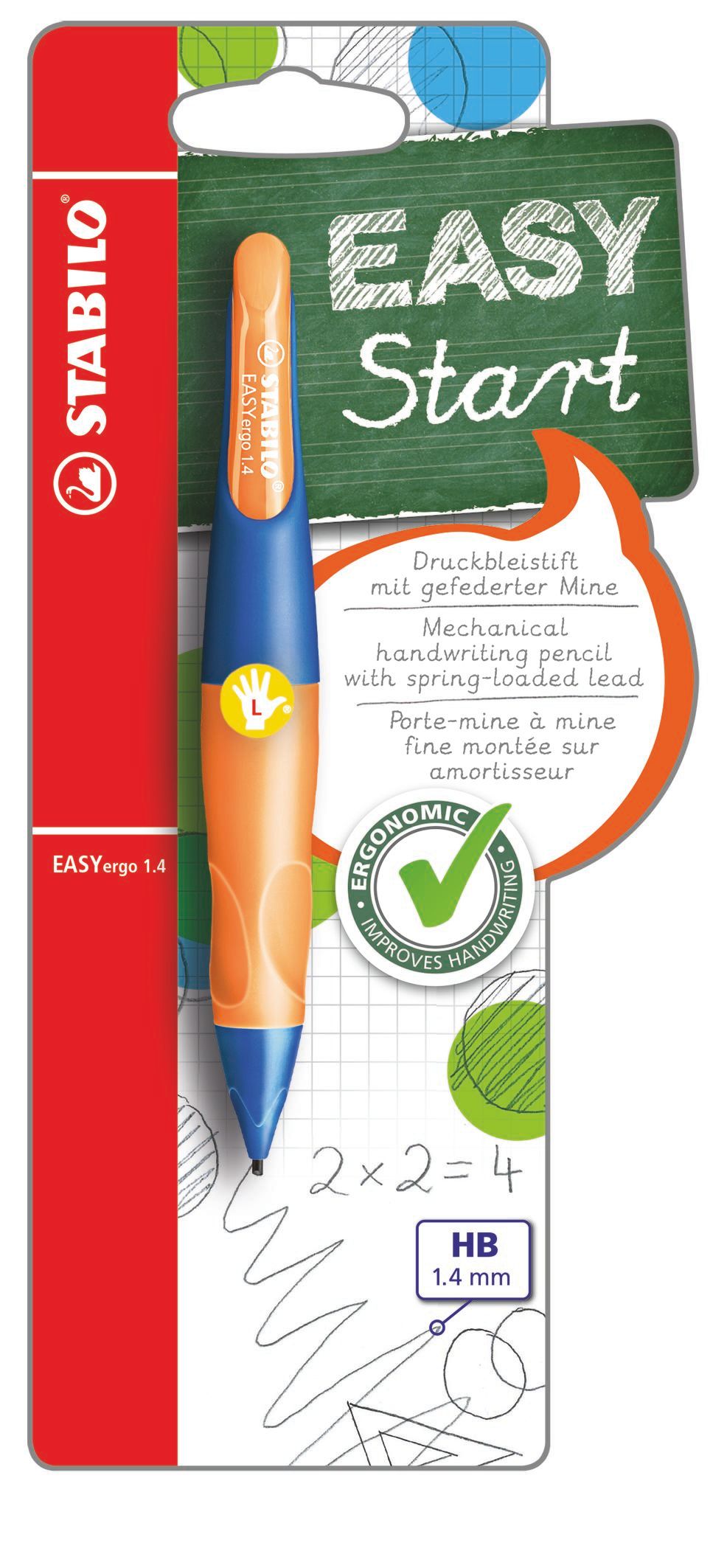 Stabilo EASYergo 1.4 - Vulpotlood - Multi