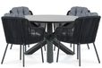 Santika Furniture Santika Tendenza/Orino 130 cm dining tuinset 5-delig