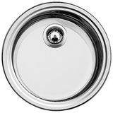 Blanco Rondosol 513306 Spoelbak - RVS, Rond, Opbouw