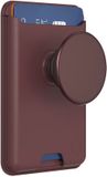 PopSockets PopWallet met Magnetische Ring - Oxblood Alum